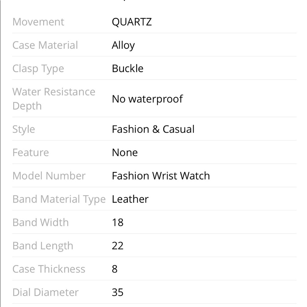 Quartz Casual Watch - Picture 2 of 3